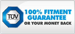 100% Fitment Guarantee or your money back 100% Fitment Guarantee or your money back