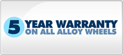 5 Year Warranty on Alloy Wheels 5 Year Warranty on Alloy Wheels