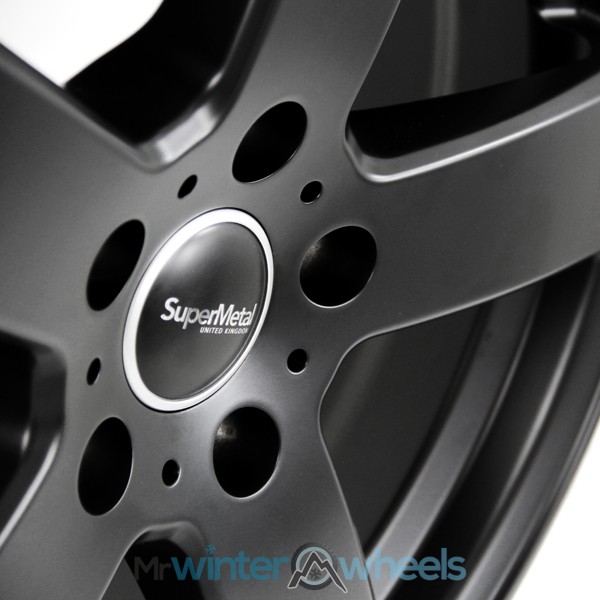 Brock B42 alloy wheels for VW Golf VII GTi TCR in gloss black