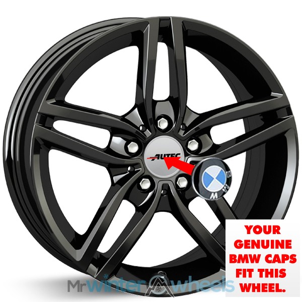 17 Inch BMW X1 SUV F48 Black Alloy Winter Wheels